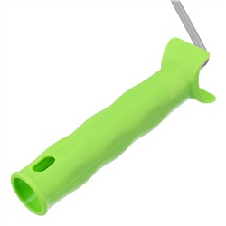 Валик с натуральным мехом, с ручкой, 200 мм, ворс 12 мм, D 48 мм, D ручки 6 мм, Сибртех