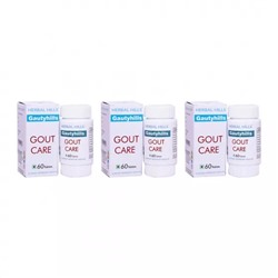 Набор Готихиллс (3 x 60 таб, 450 мг), Gautyhills Gout Care Set, произв. Herbal Hills