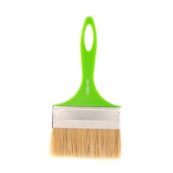 Кисть флейцевая "Евро", 100 x 8, натуральная щетина, пластиковая ручка Сибртех