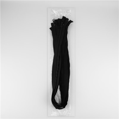 Молния «Спираль», №10, разъёмная, 2 замка, замки автомат, 120 см, чёрная