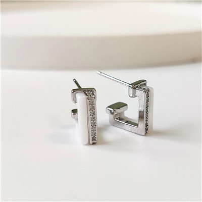 Серьги с керамикой