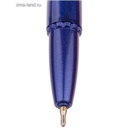 Ручка шариковая 0.7 мм, Metallic, чернила синие