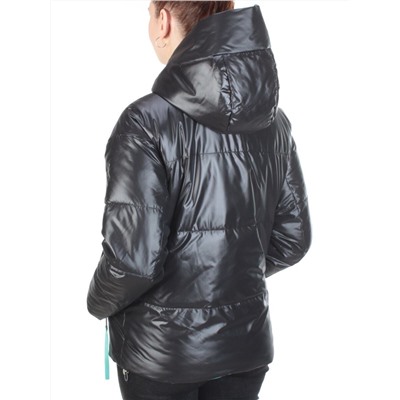 8278 BLACK Куртка демисезонная женская BAOFANI (100 гр. синтепон)