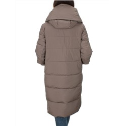 2108 DK.BEIGE Пальто зимнее женское (200 гр .холлофайбер)
