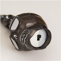 Фигурка светящаяся RISALUX «Череп», LED-ночник, RGB, 3×AG10, 5.5×5.5×9 см, МИКС