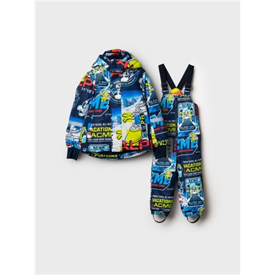 Комплект зимний для мальчика: куртка, полукомбинезон