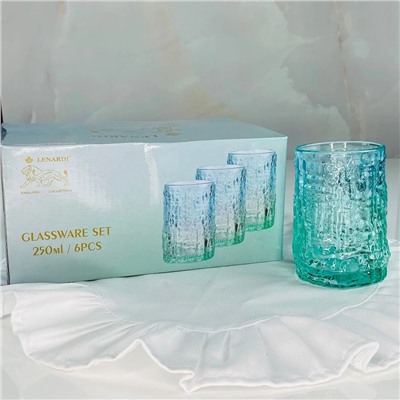 200-003 Набор из 6 стаканов 250мл. в под.уп.(х8)Стекло