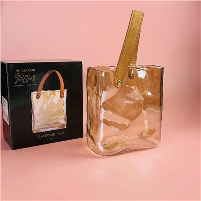 200-143 Декоративная ваза для цветов 19см в под.уп.(х12)Стекло