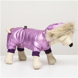 Комбинезон «Девочка» с утяжкой, размер 8 (ДС 23 см, ОГ 30, ОГ 22 см), сиреневый