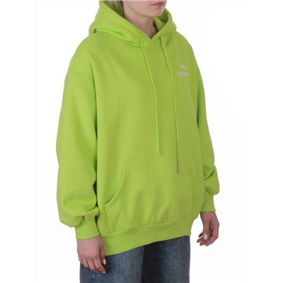 2620 LT. GREEN Худи женское (95% хлопок, 5% спандекс)