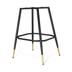 Стул барный SHT-ST43-2/S148
                        стальной серый / серое облако / черный муар / золото