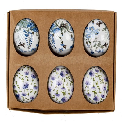 GAEM Набор из 6-ти изделий декоративных подвесных "Яйцо" (3,5*5), L13,5 W12,5 H3 см