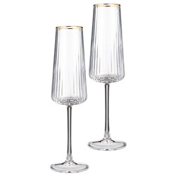 НАБОР БОКАЛОВ ДЛЯ ШАМПАНСКОГО "PERFO" ИЗ 2 ШТ. 250 МЛ