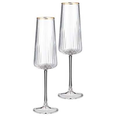 НАБОР БОКАЛОВ ДЛЯ ШАМПАНСКОГО "PERFO" ИЗ 2 ШТ. 250 МЛ