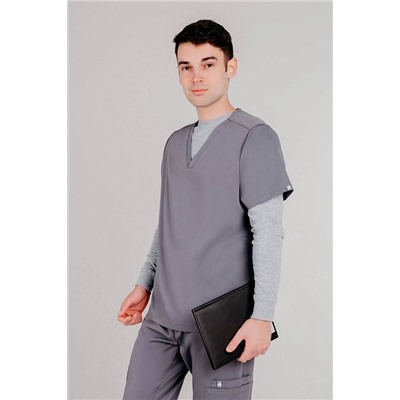 Топ медицинский мужской 6-03-05-1 / Silva 46 Coal