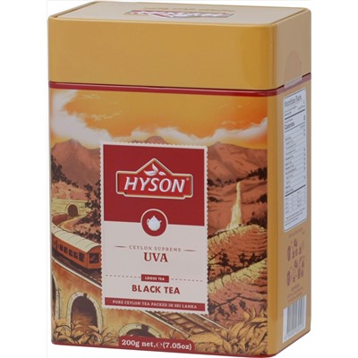 HYSON. Ceylon Present. UVA 200 гр. жест.банка