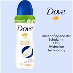 Dove Antitranspirant Deospray Advanced Care Original Compressed, 100 ml Дезодорант-антиперспирант спрей Advanced Care Original Compressed, 100 мл