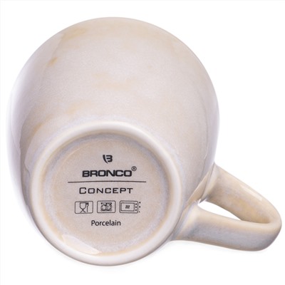 НАБОР КРУЖЕК BRONCO "CONCEPT" 4 ШТ. 355 МЛ БЕЖЕВЫЙ