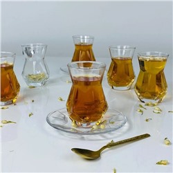 588-721 Чайный набор 12пр. 140 мл в под.уп.(х8)Стекло