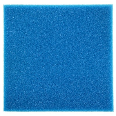 Губка прямоугольная, крупнопористая, лист 50×50×10 см, синий