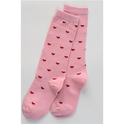 Детские гольфы Любимка (набор 2 пары) / экрю, розовый