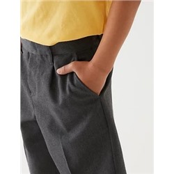 2pk Boys' Front Pleat School Shorts (2-14 Yrs)