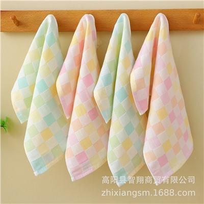 Double-layer towel, gauze soft eating bib, scarf, wholesale