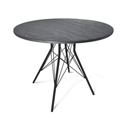 Стол SHT-TU2-1/ТТ 90 МДФ
                        черный муар / каменный уголь