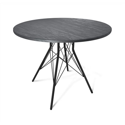 Стол SHT-TU2-1/ТТ 90 МДФ
                        черный муар / каменный уголь