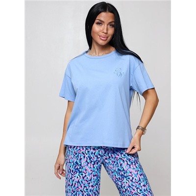 Женская пижама Ван Лобелия / голубой