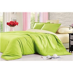 Простыня из сатина Бежевый