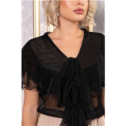 Платье Анхела (черно-бежевое) П14751-39М