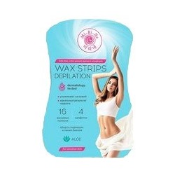 MI-RI-NE Восковые Полоски для депиляции 16шт бикини,подмышки