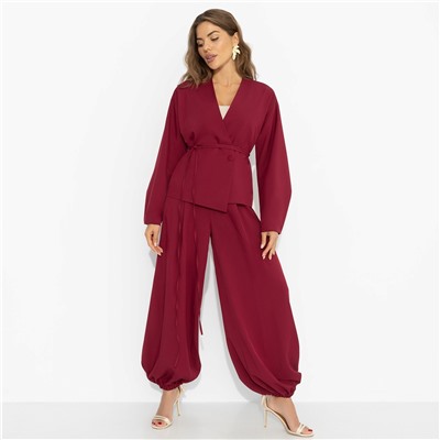 Брючный костюм для триумфа, Стиль говорит (2 в 1, рубин)