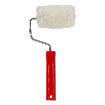 Валик "Натуральный мех", в сборе, 100 мм, D 48 мм, D ручки 6 мм, крепление шплинтом Сибртех