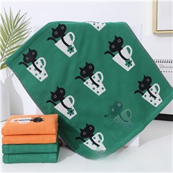 Towel, tea cup, gauze soft scarf, 34*40cm