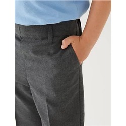 2pk Boys' Skinny Leg School Shorts (3-14 Yrs)