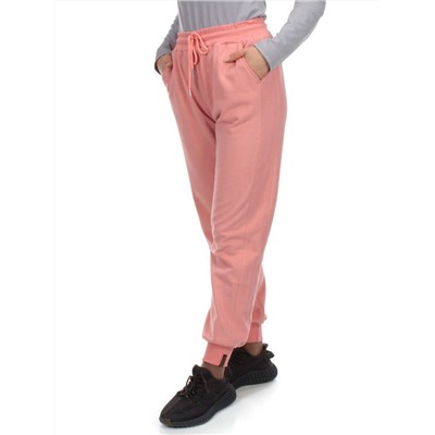 HC-207-1 PEACH Брюки спортивные женские (95% хлопок, 5% спандекс)