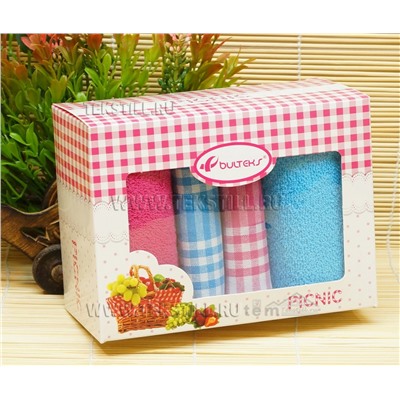 Кухонные Полотенца 50x50 см. 4 шт./уп. PICNIC BULTEKS