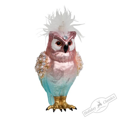 Сова "Райский сад" (стекло) 9х8,5х15,5 см