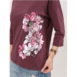 Футболка Мимулус лиловый ИвК