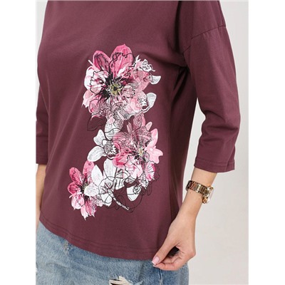 Футболка Мимулус лиловый ИвК