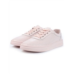 05-PDXL143-3 PINK Кроссовки женские (натуральная кожа)