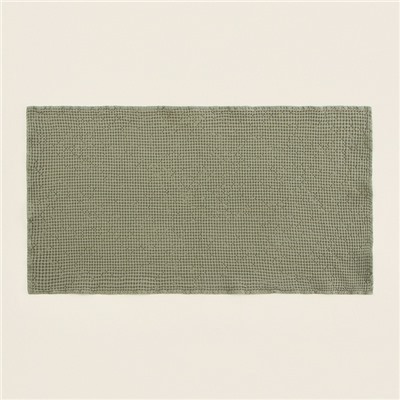 Полотенце вафельное SL HOME: Linen "Олива" 40х70 см, 51% лён, 49% хлопок, 235 г/м2