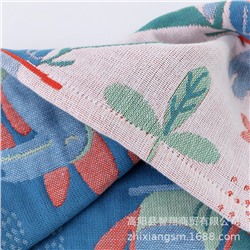 Zhiyang New Cotton Tister Giant Birds Towel Four -layer Gauze Follow Scarf Wipe Hand Scarf Manufacturers Wholesale Kitchen Scarf