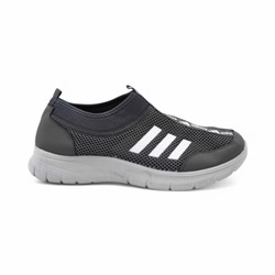 Кроссовки текстильные 09-3 темно серые