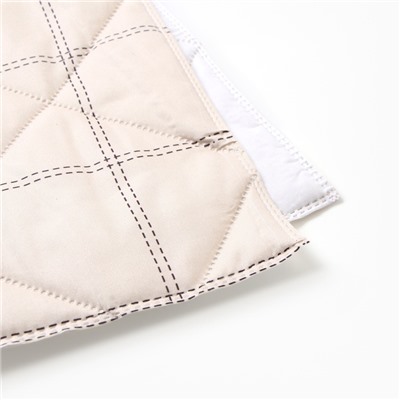 Покрывало LoveLife 1,5 сп Cage: beige 150*210±5см, микрофайбер, 100% п/э