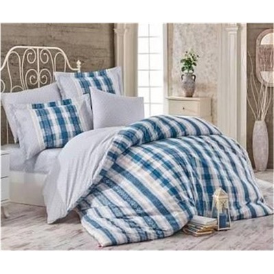 Комплект Постельного Белья ЕВРО 2 сп.  Poplin - Hobby Home Collection
