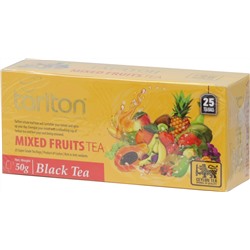 TARLTON. В пакетиках. Черный чай «Тропические фрукты» 50 гр. карт.пачка, 25 пак.