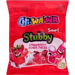 CHI-WA-WA PACK Мармелад Кусочки Карандаш 60гр Клубника Кислый (40шт)